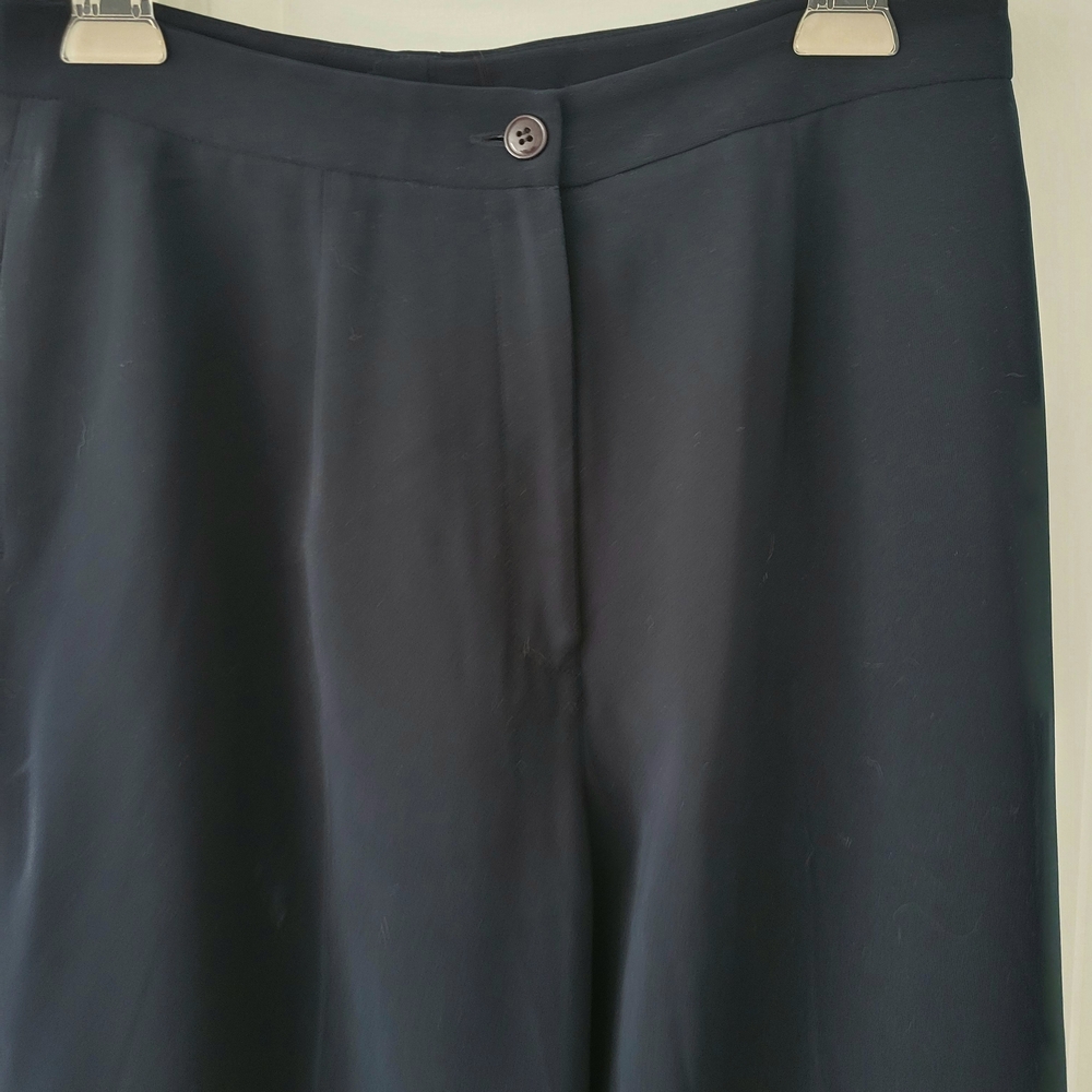 Kasper Navy Pant Suit 4 - Picture 3 of 7